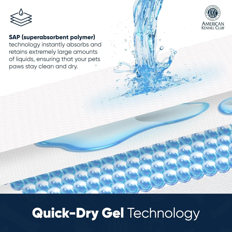 AU Pet Training Pads Puppy Toilet Dog Pee Indoor 60x90cm 60x60cm Super Absorbent - image 4 of 4