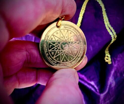 4th Pentacle of Mercury for Knowledge - Talisman Sigil Magick Occult Jewellery - Picture 2 of 2