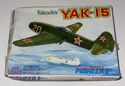 Pioneer 2 Yakovlev YAK-15  1:72 Scale Model Kit 2-2001 (1988) Sealed Parts