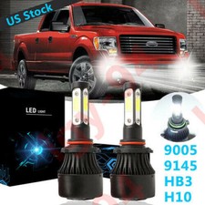 4Side 9140 9145 LED Fog Light Bulb For Ford F-150 1999-2019, F-250 F-350 2011-16