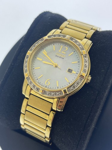 CITIZEN ECO DRIVE E011-44171 Women's Wristwatch Quartz - Picture 4 of 7