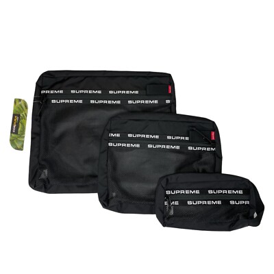 Supreme 22fw Organizer Pouch Black セット Supreme Organizer Pouch Set - Black | eBay