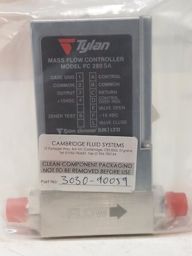 Tylan FC-280SA Mass Flow Controller GAS Ar/1SLPM New in sealed bag MAKE OFFER - Picture 9 of 9