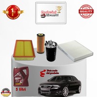 Inspektionskit Filter + ÖL Audi A4 1.9 Tdi 96KW 130CV Von 2002-> 2004