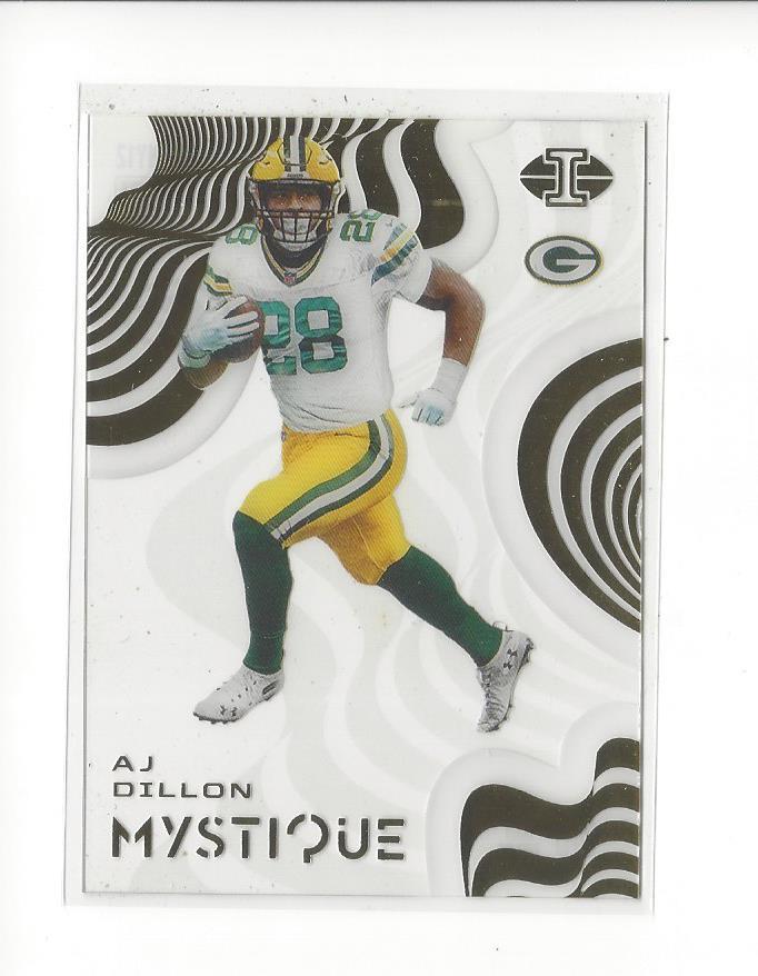 2020 Panini Illusions Mystique #12 A.J. Dillon RC Rookie Packers