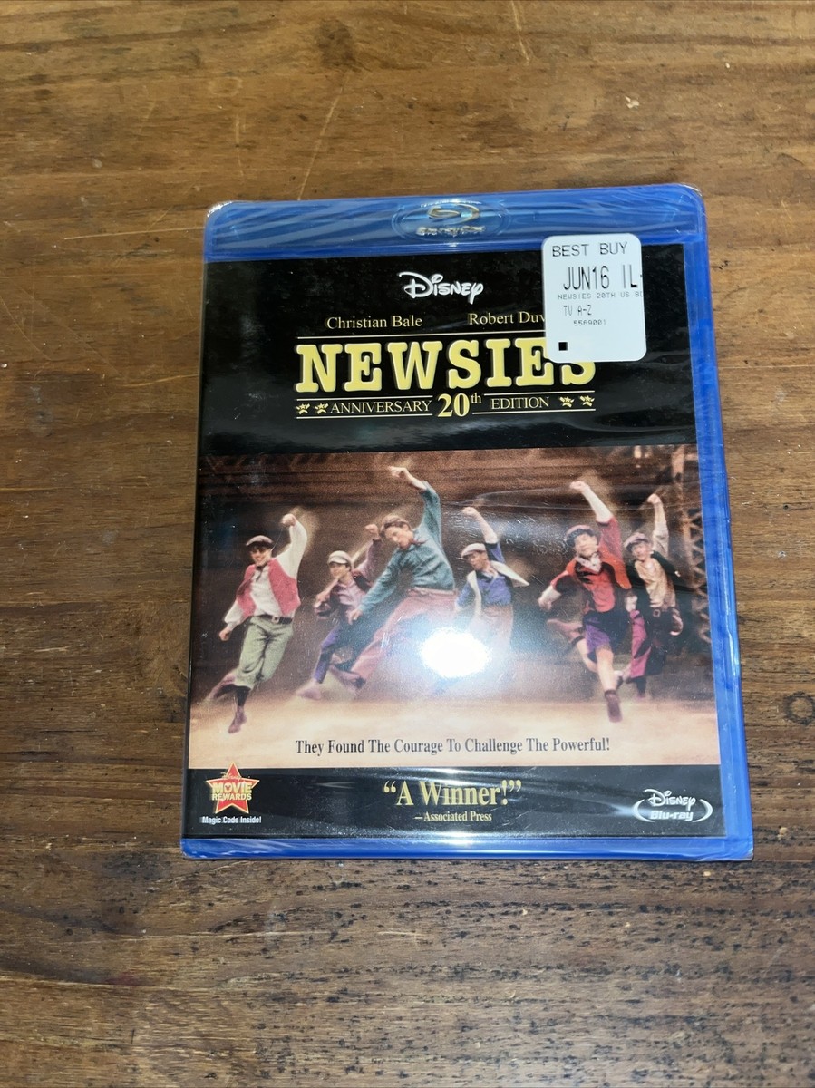 Newsies 20th Anniversary Blu-ray, 1992 Christian Bale Robert
