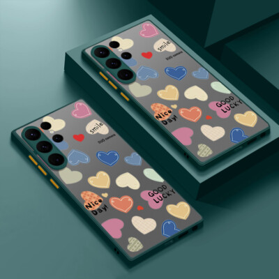 Hülle für Samsung S25 S23 Ultra S24 FE S22 Plus A16 A25 A35 Mattes Acryl Schutz