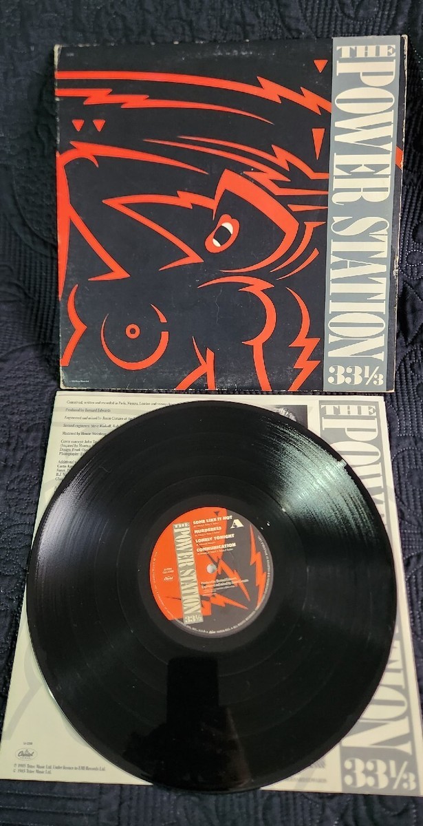 THE POWER STATION - (VG) Vinyl Record 1985 DURAN DURAN, ROBERT