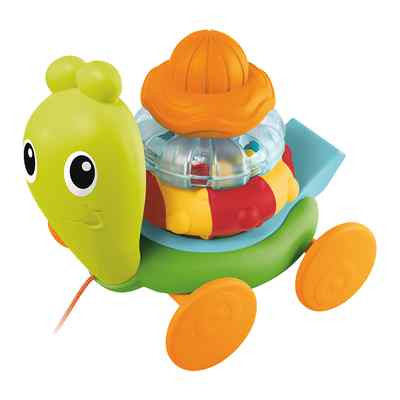 Infantino Stapelturm Schnecke Nachziehtier Baby Quitsche Bkids Senso Snail