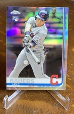 2019 Topps Chrome Refractor #71 Jake Bauers Cleveland Rookie Baseball Card