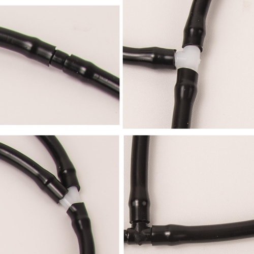 Car Universal Windshield Washer Hose Kit 4M Tube 12 Connectors 10 Fluid Tablets - Picture 3 of 7