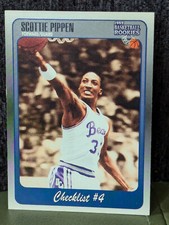 Scottie Pippen 1997 Basketball Rookies #100   Checklist Chicago Bulls