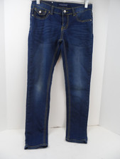 VIGOSS Jeans Girls Stretch Blue Denim Jeans Cotton Blend - Size 12 26W x 27