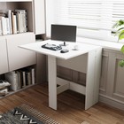 Kitchen Mobile Drop Leaf Dining Table Folding Desk Expanding Shelf Space Saving