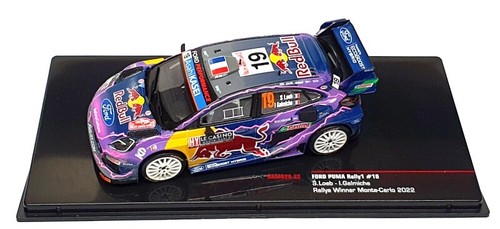 Ixo 1/43 Scale RAM828.22 - Ford Puma Rally1 #19 Winner Monte Carlo 2022 - Picture 4 of 5