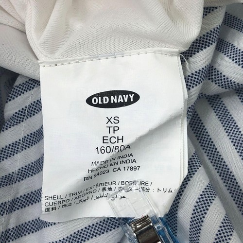 Old Navy Gr. XS gestreiftes Fit & Flare Cami Minikleid tiefer Ausschnitt gesmokt Spaghetti - Bild 6 von 7