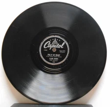 Peg O My Heart/Bless You/Clark Dennis (10", 78 rpm, Capitol, 346)