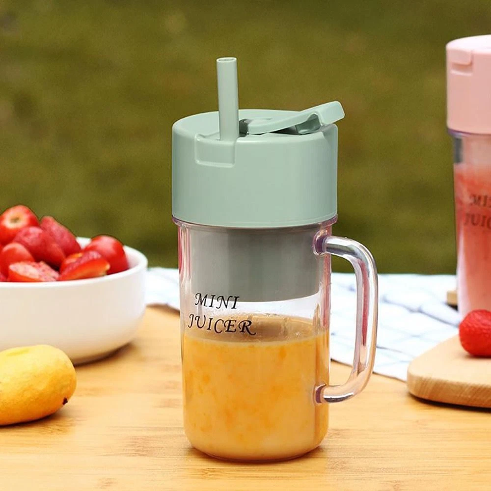 BPA Free Juicer Cup Rechargeable Fruit Mixer Durable Mini Blender Home