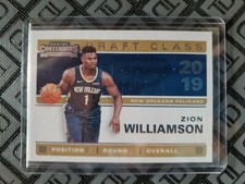 Zion Williamson 2019-20 Panini Contenders Draft Class #1 - New Orleans Pelicans