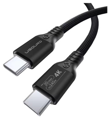 Voll funktionsfähiges 20Gbps USB C Datenkabel USB 3.2 Gen2*2 240W Fast Charge 4K Hub