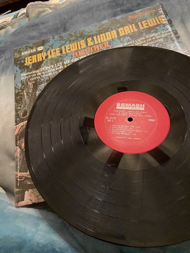 Jerry Lee Lewis & Linda Gail Lewis Together Vintage Vinyl 1969 SMASH - Imagen 9 de 10