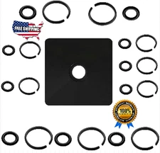 5-Pack 3/8 & 1/2 Impact Wrench Retainer Clip Kit + Anvil Tool O-Rings Set