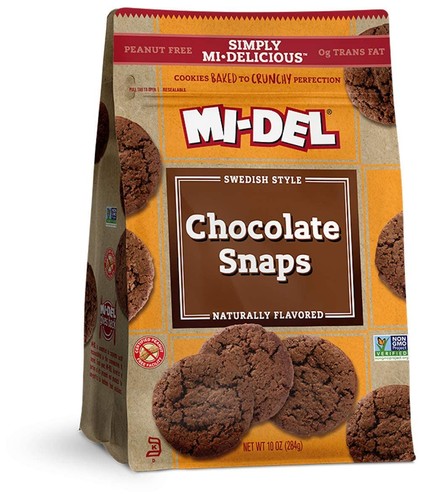 Mi-Del Chocolate Snaps Cookies - Rich Flavor - Crunchy Chocolate...