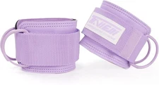 TAVIEW Ankle Straps Cable Machine Attachment for Gym - Purple-Pair 