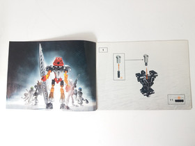 Lego Bionicle Onua Nuva 8566 Complete Set 2002 Manual Instructions Vintage Black