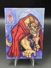 Marketplace image: 2026 Topps Chrome Disney 1/1 Beast Sketch By Artist Aaron Robert’s Auto