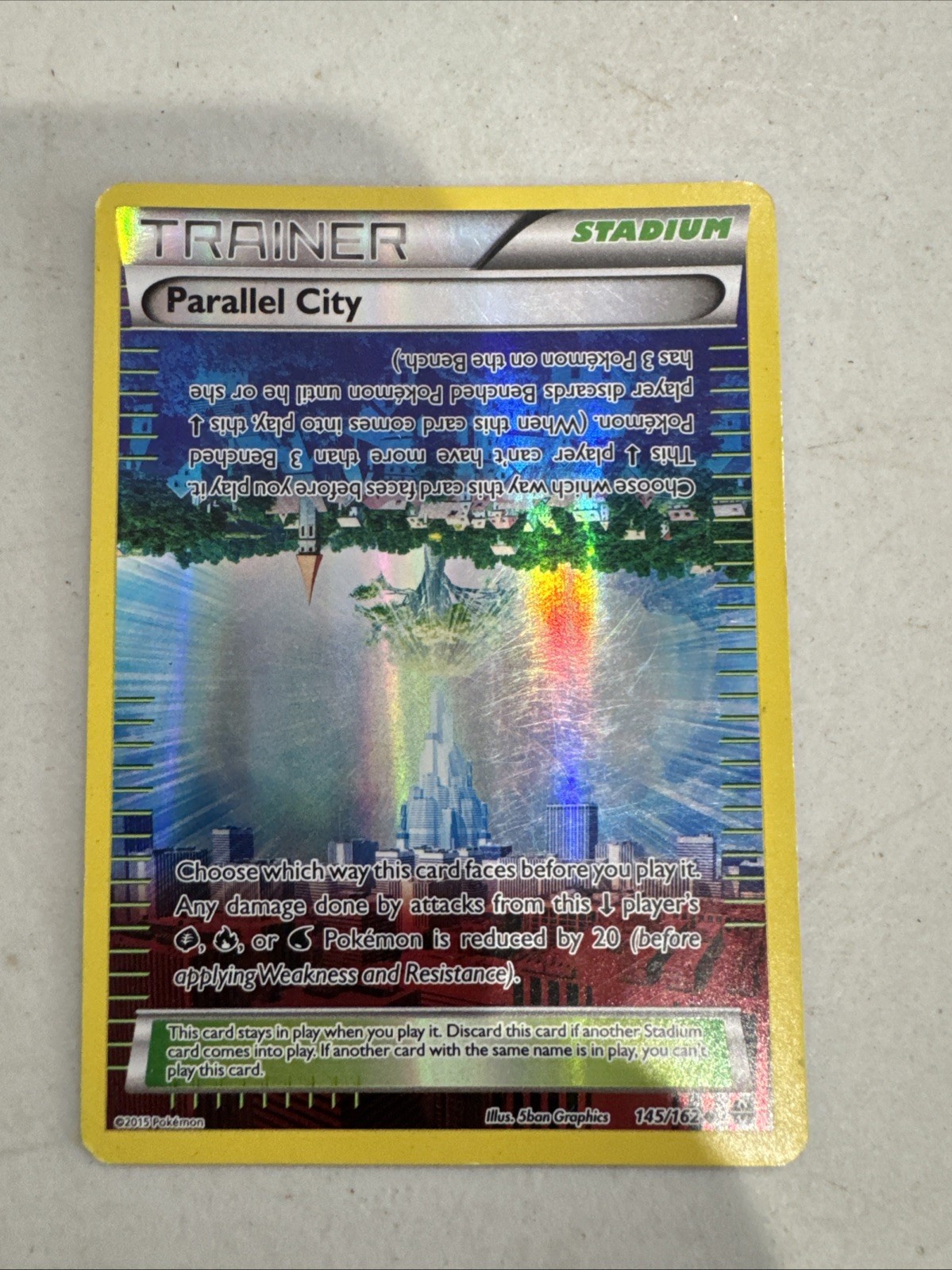 Parallel City 145/162 City Championships Promo Card Reverse Holo MP