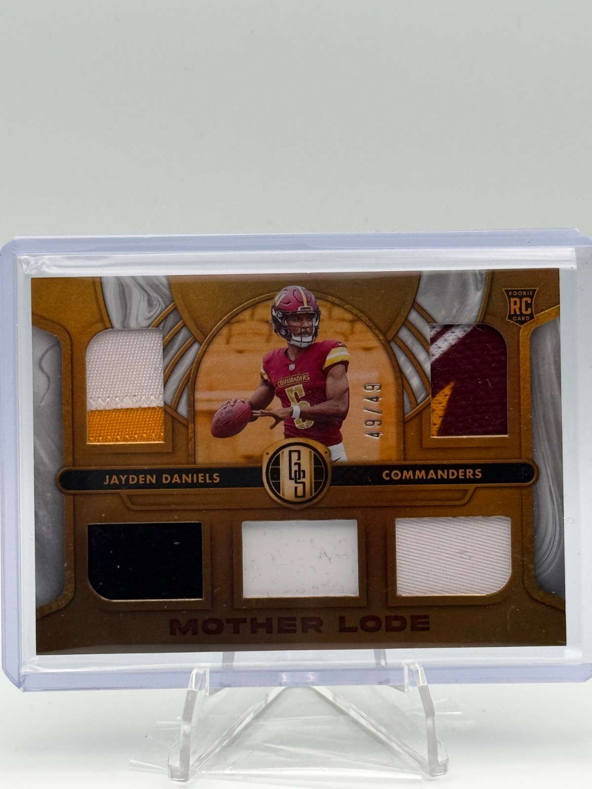 Jayden Daniels Panini Gold Standard Mother Lode Memorabilia #MLJDS White Gold