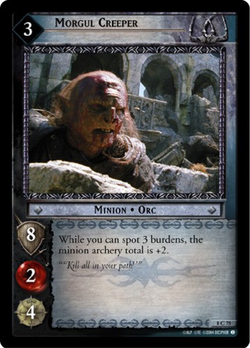 Morgul Creeper - Foil Moderately Played LOTR: Siege of Gondor (Foil)