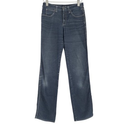 Armani Jeans Vintage Damen Stretch Regular Straight Kt7 Größe W28 L34