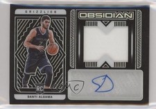 2021-22 Panini Obsidian Rookie Jersey Auto 38/99 Santi Aldama #236 Auto 11t8
