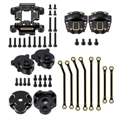 Chassis Skid Plate Axle Cover Rear Cup Steering Knuckle For 1/18 Redcat Ascent