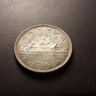 1966 Canada Silver Dollar Elizabeth II Silver Coin