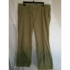 IZOD Mens Tan Corduroy Pants Size 38x30 Casual Classic