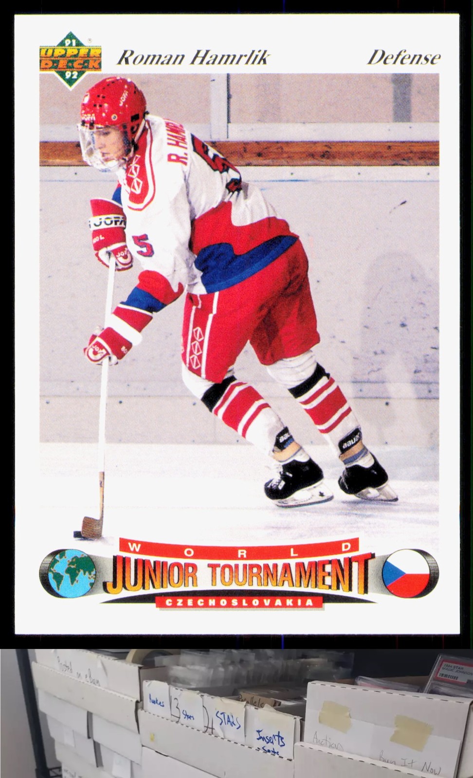 1991-92 Upper Deck Czech World Juniors #88 Roman Hamrlik - SV