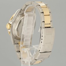 Rolex Submariner 16613 Two Tone Yellow Gold Custom MOP Serti Diamond Watch Box 4