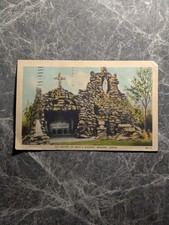 1947 The Grotto St Mary's Academy Windsor Canada Linen Postcard