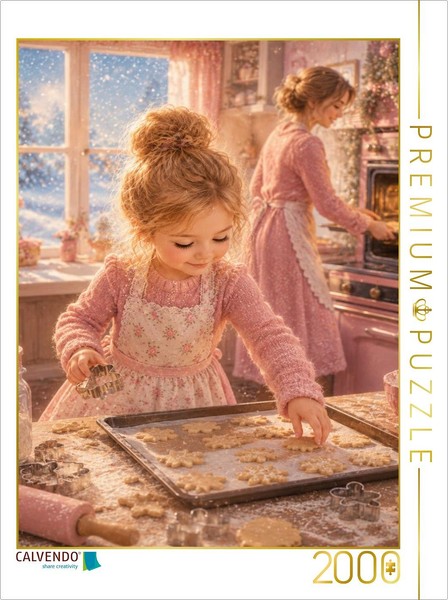 Calvendo Puzzle Christmas Bakery | 2000 Pieces, Finished Size 35.4 × 26.4 In (90-image