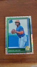 💥 2025 DONRUSS LUISANGEL ACUNA ON FIRE S/N 05/75 RC NEW YORK