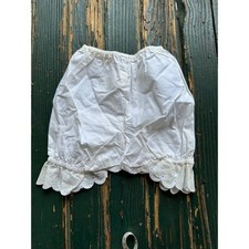 Vintage White Cotton Eyelet Lace Bloomers Toddler 24 Months Made in USA A244