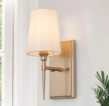 LNC Modern Farmhouse Gold Wall Sconce Powder Room Bathroom Vanity Light