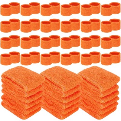 Leyndo Wrist Sweatbands Bulk for Kids Field Day Cotton Terry Sweat Bands Spor...