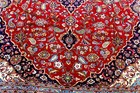 10X13 MAGNIFICENT ANTIQUE 200+KPSI HAND KNOTTED VEGETABLE DYE WOOL KASHANN RUG — photo 10