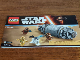 Lego 75136 Star Wars Droid Escape Pod Complete All Minifigs Instructions C3PO