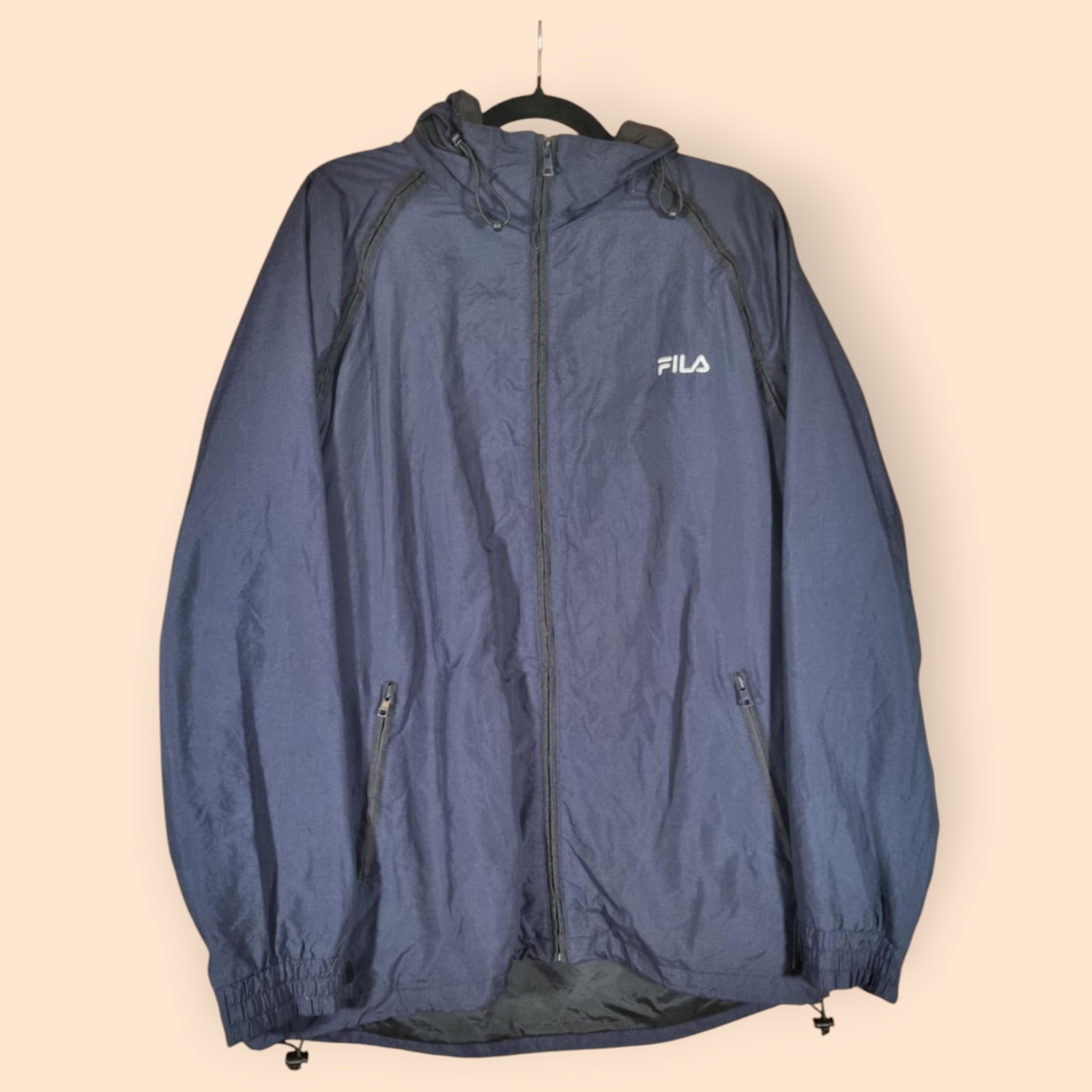 Freno a vento Fila con cappuccio nascosto e maniche rimovibili taglia M