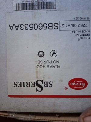 Fireye SB Series  # SB560533AA burner control 